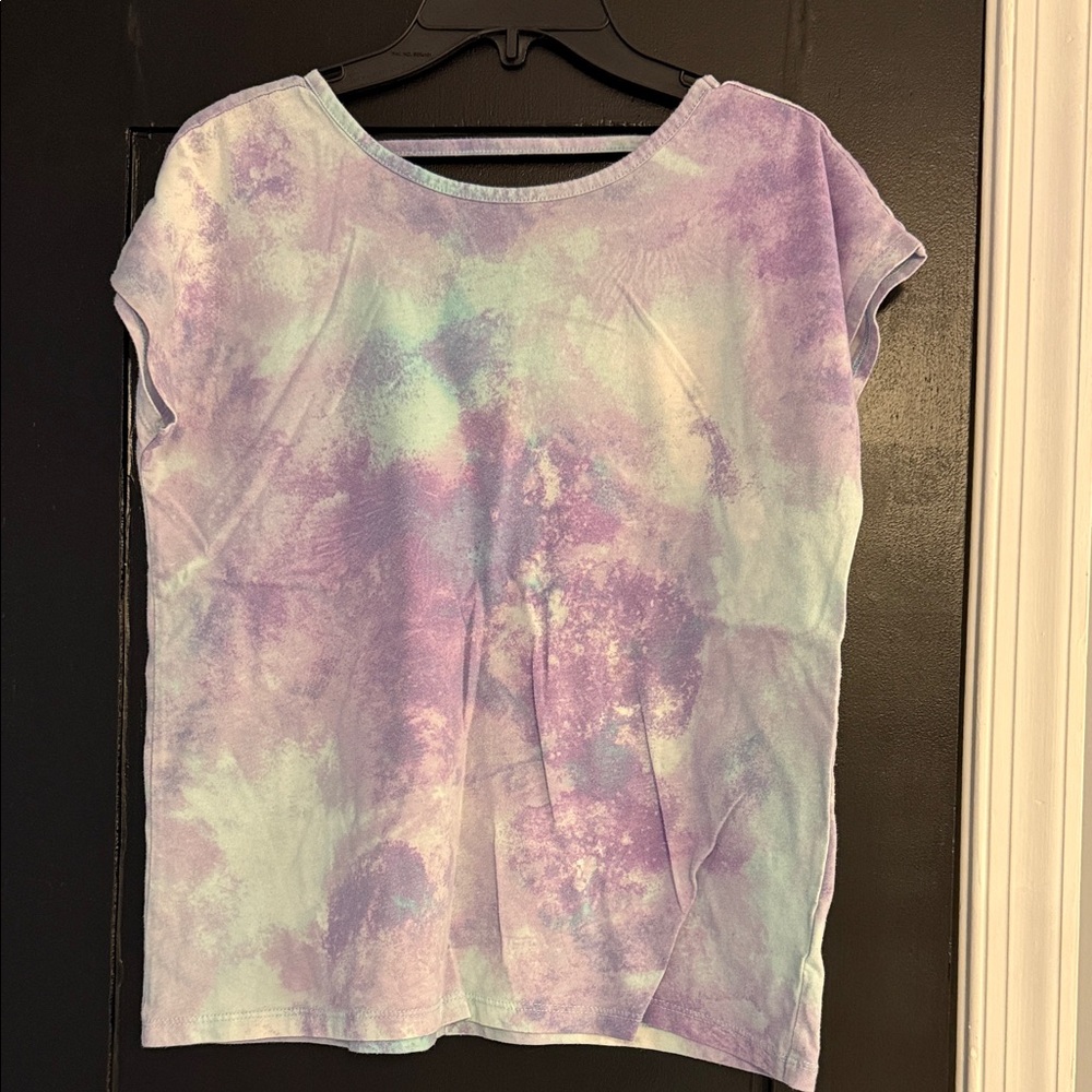 The Children's Place Pastel Tie-Dye Tee in Lavender and Mint